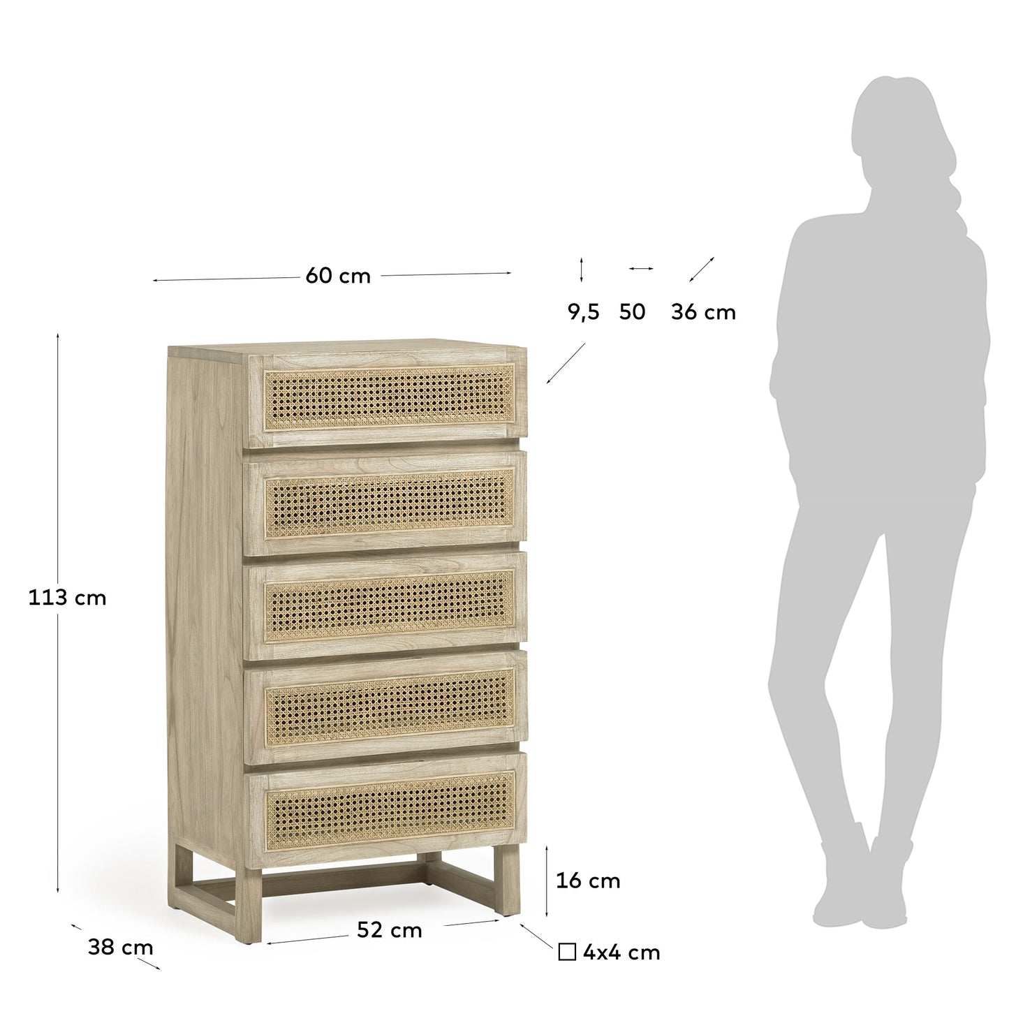 Rexit 5 Drawer Chest