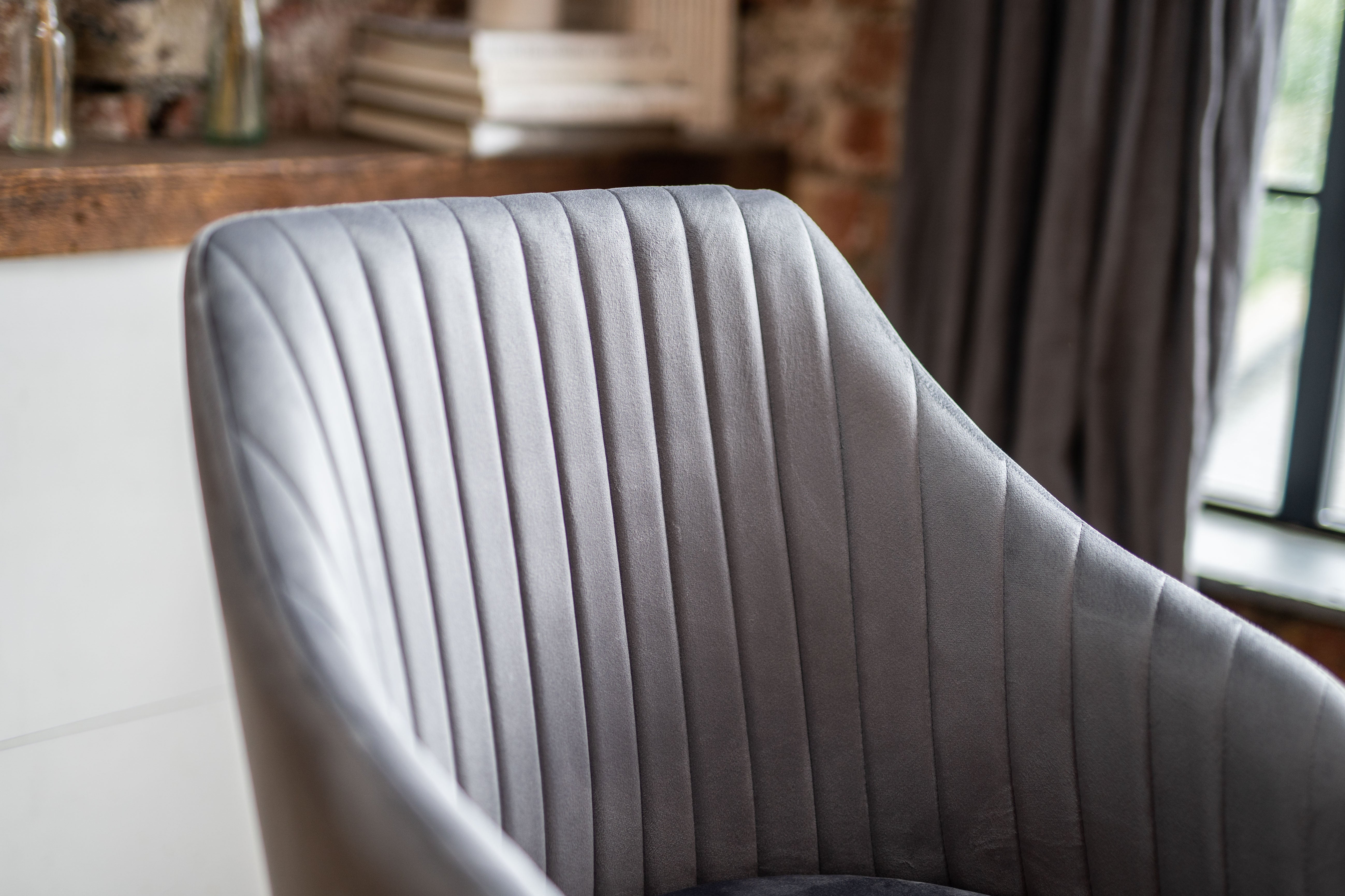 Aria Dining Chairs in Grey (2pk)