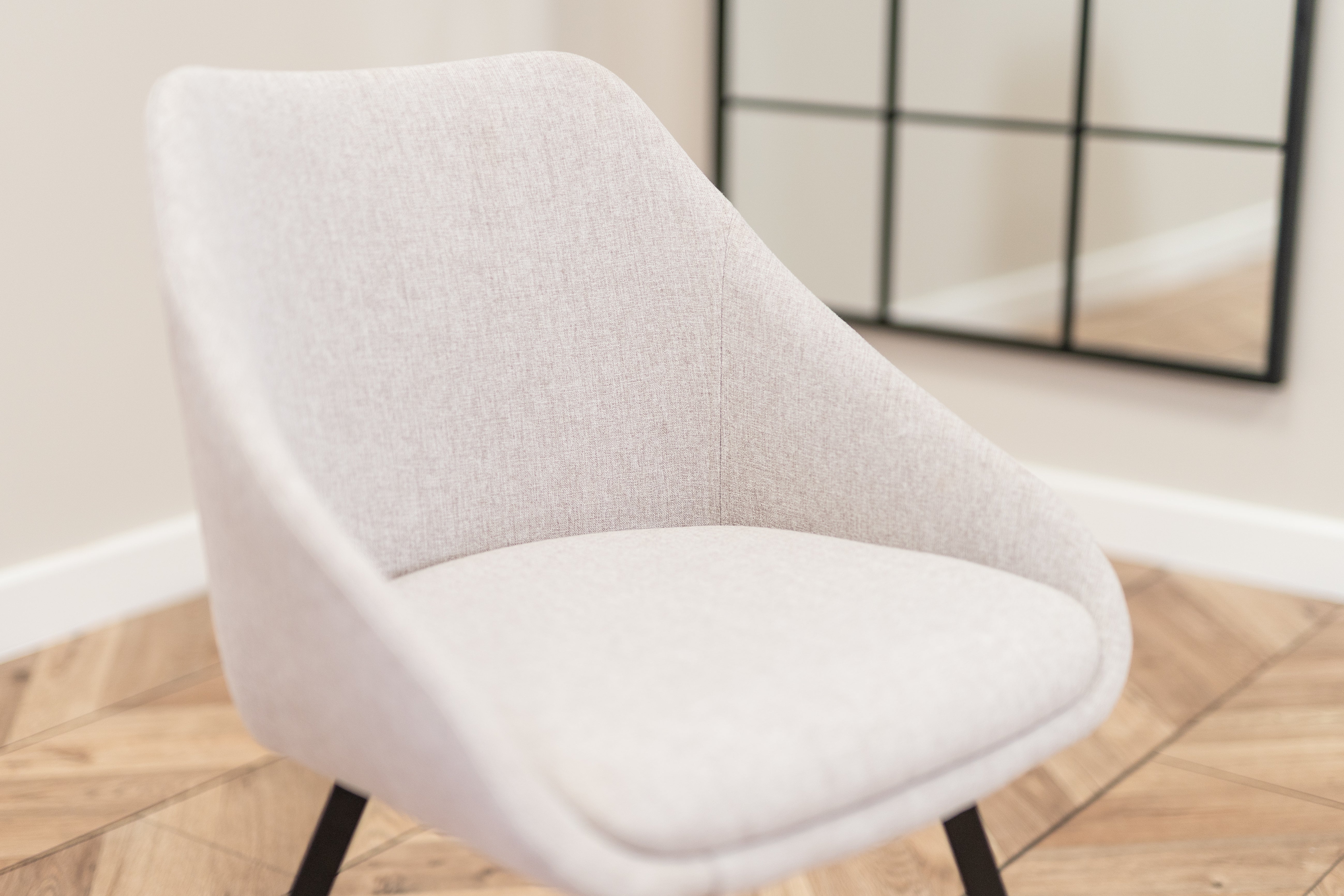 Selina Dining Set with 4 or 6 Julia Dining Chairs in Stone Beige