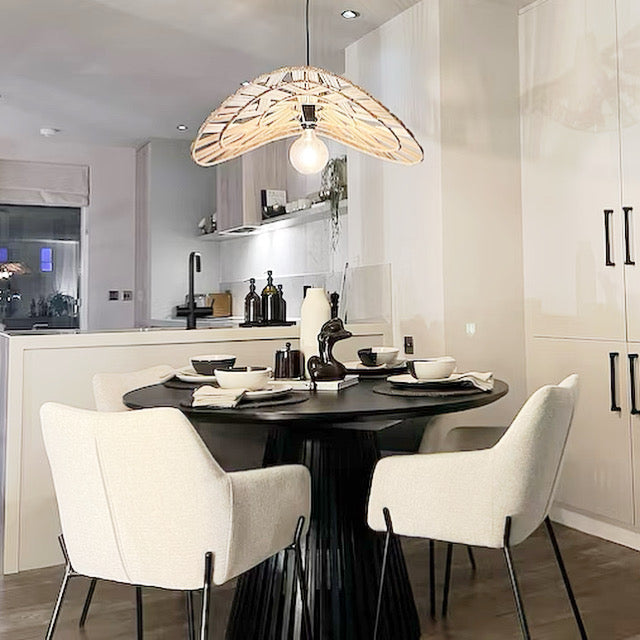 Remi Round Solid Mango Wood Dining Table Black (4 Sizes)