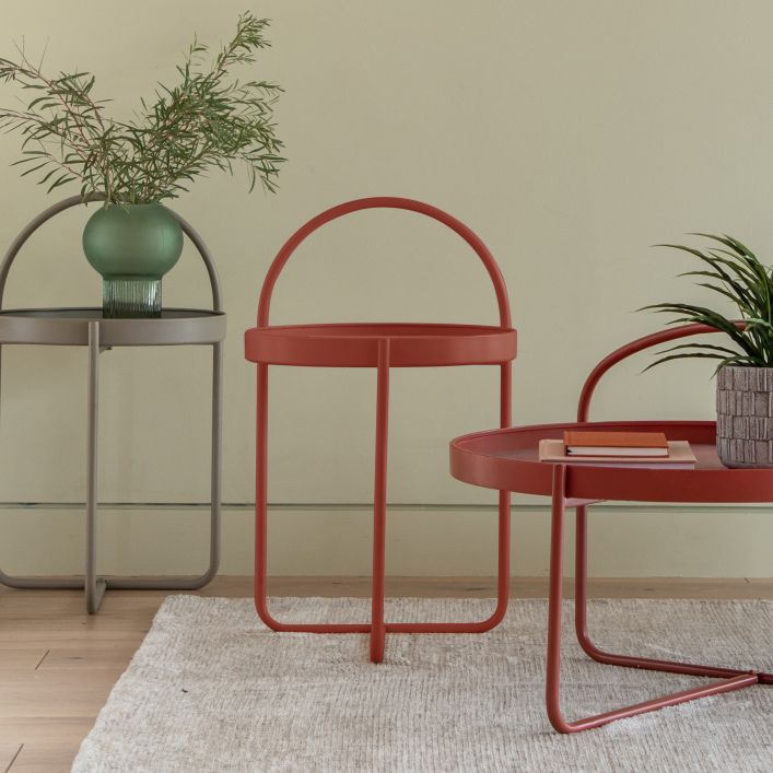 Hank Side Table - Coral