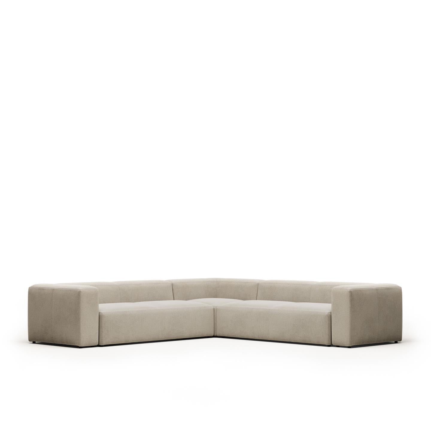 Lund 6 Seater Corner Sofa - Beige