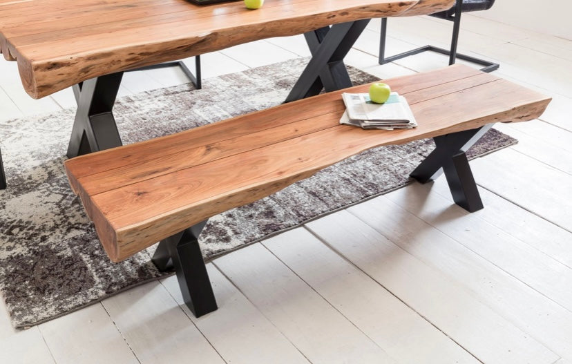 Thor Solid Acacia Wood Dining Bench (4 Sizes)