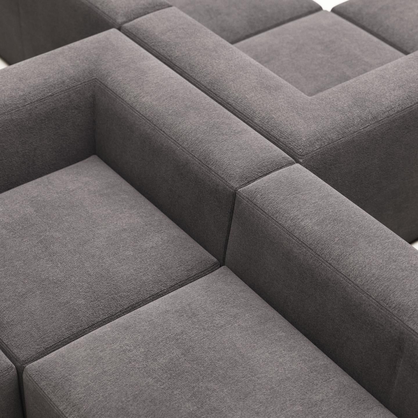 Lund 6 Seater Corner Sofa - Grey