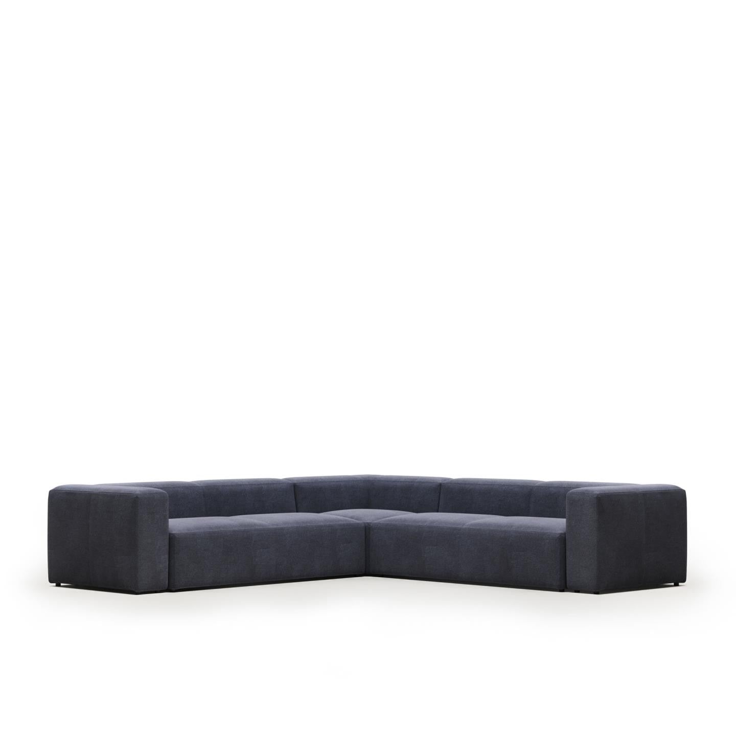Lund 6 Seater Corner Sofa - Blue