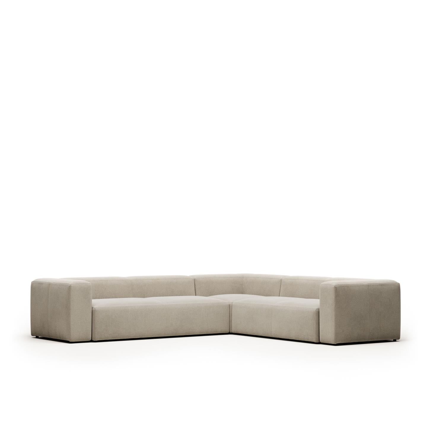 Lund 5 Seater Corner Sofa - Beige