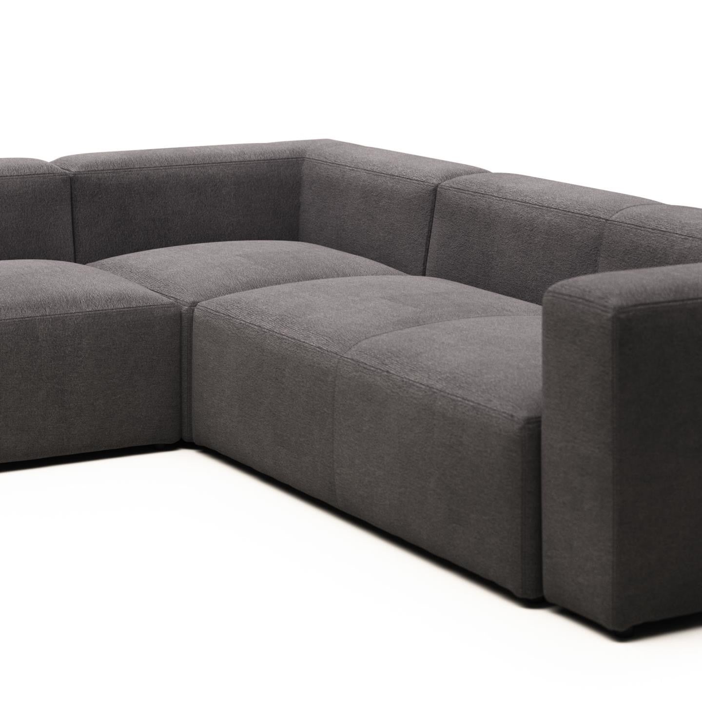 Lund 5 Seater Corner Sofa - Grey