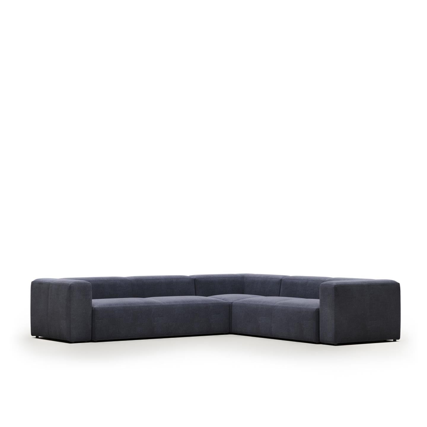Lund 5 Seater Corner Sofa - Blue