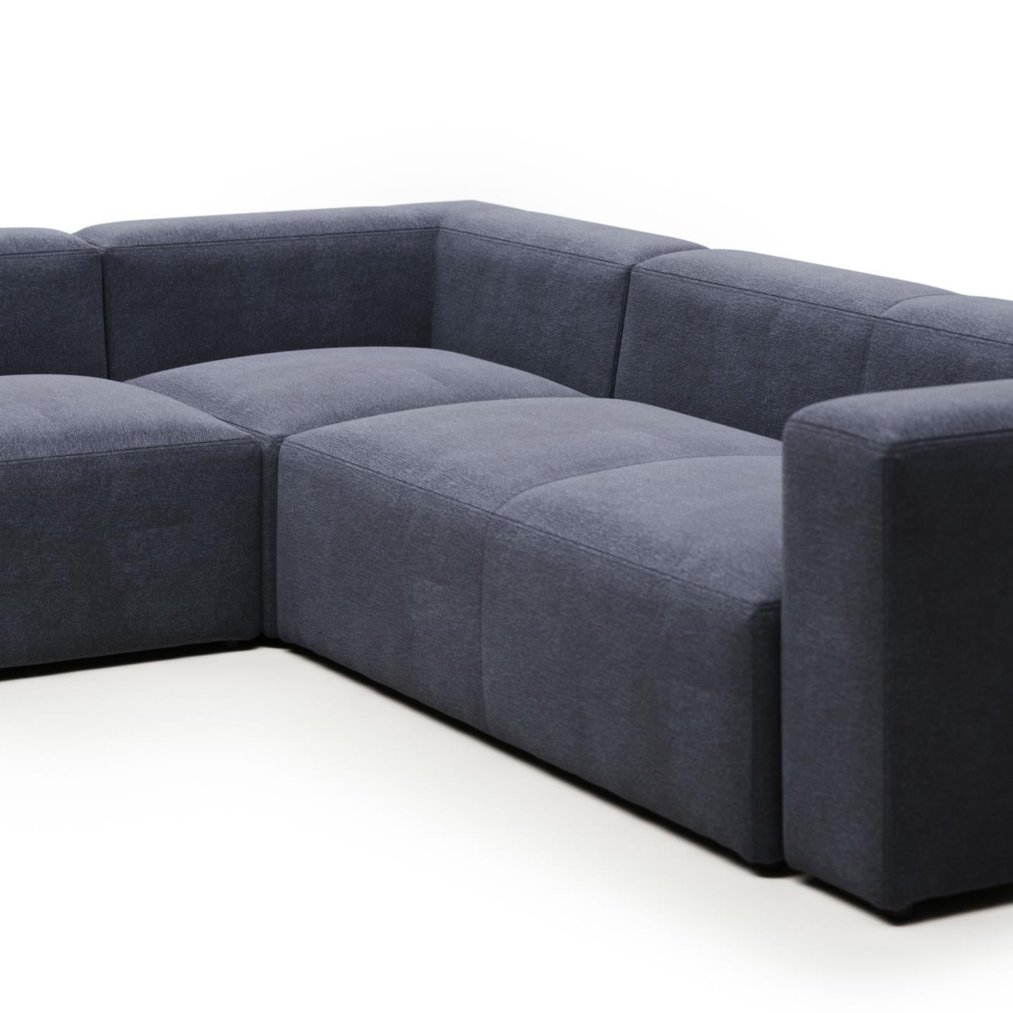 Lund 5 Seater Corner Sofa - Blue