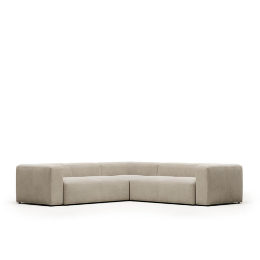 Lund 4 Seater Corner Sofa - Beige