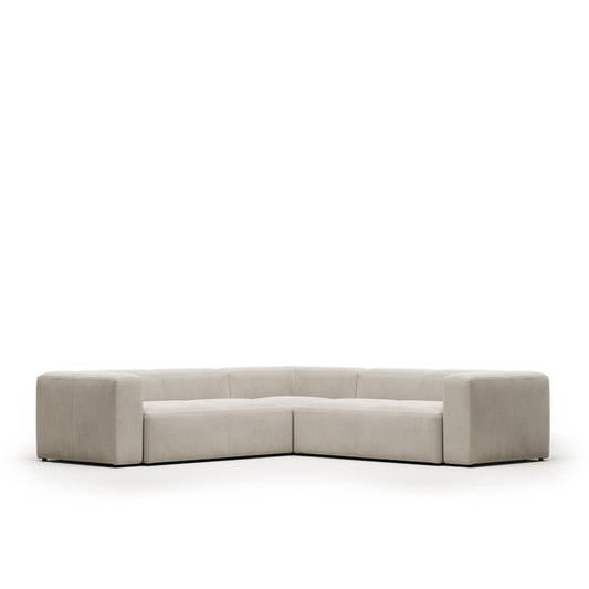 Lund 4 Seater Corner Sofa - Natural