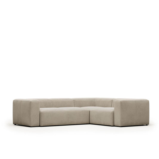 Lund 3 Seater Corner Sofa - Beige