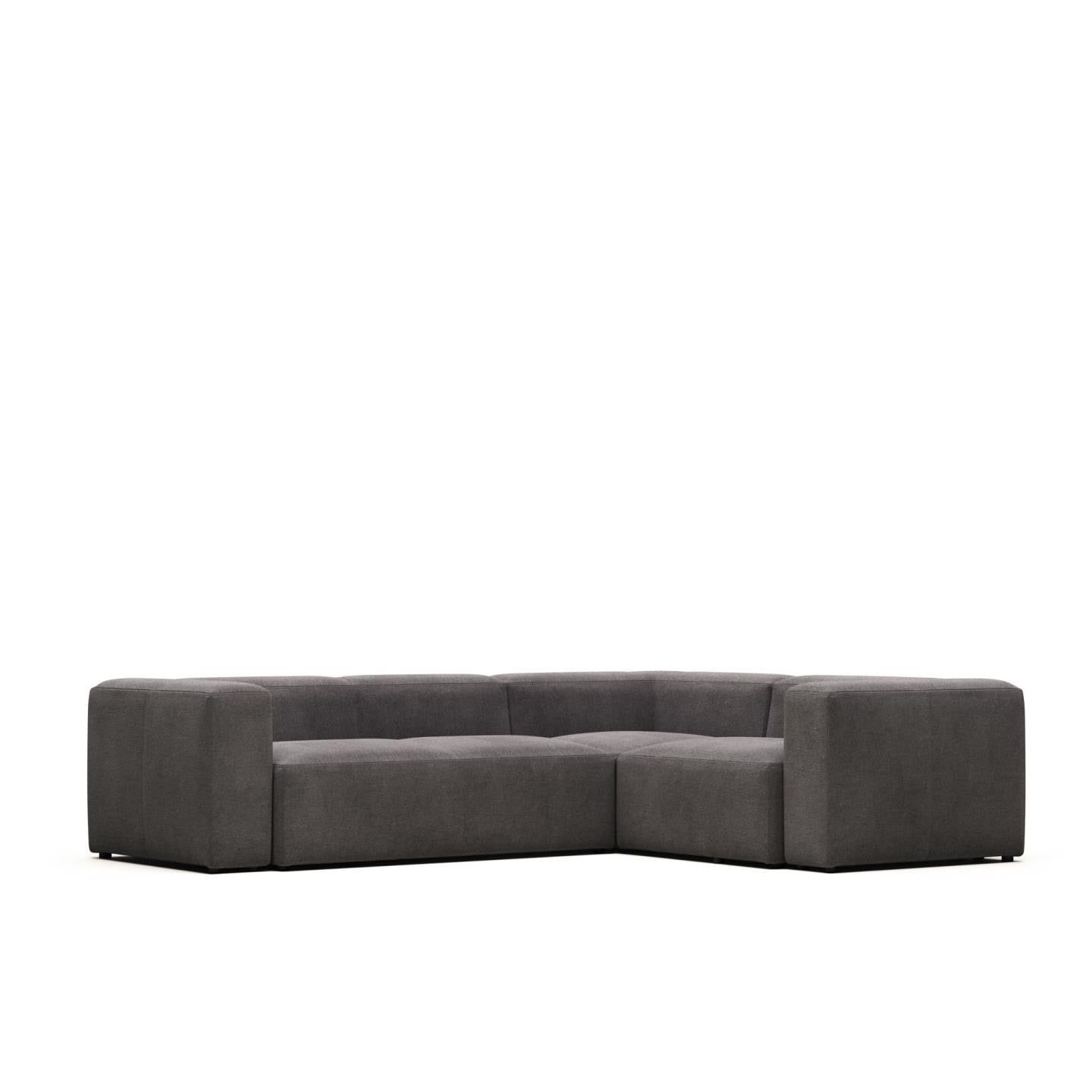Lund 3 Seater Corner Sofa - Grey