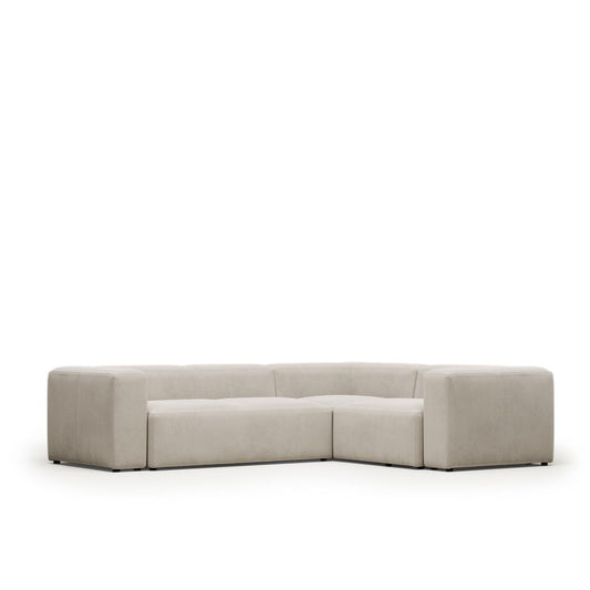 Lund 3 Seater Corner Sofa - Natural