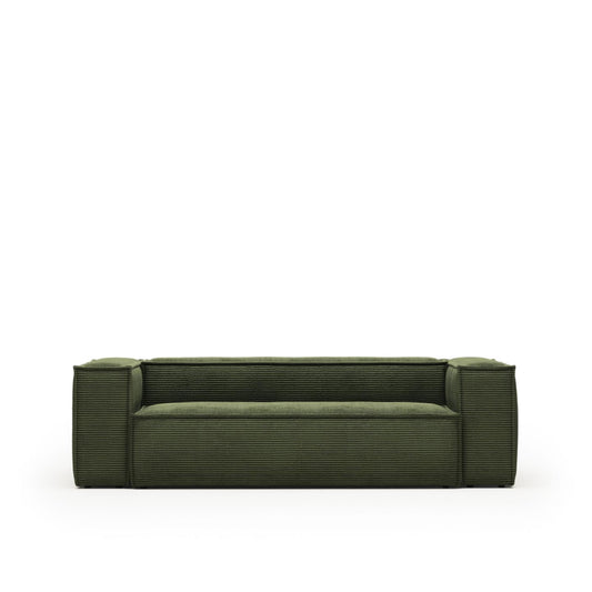 Lund 3 Seater Sofa - Green Corduroy