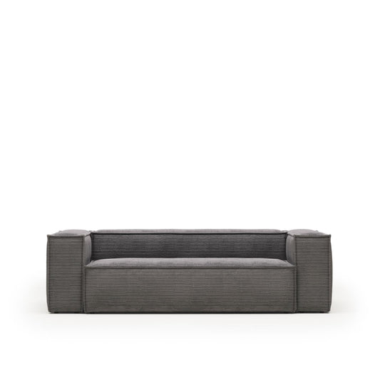 Lund 3 Seater Sofa - Grey Corduroy