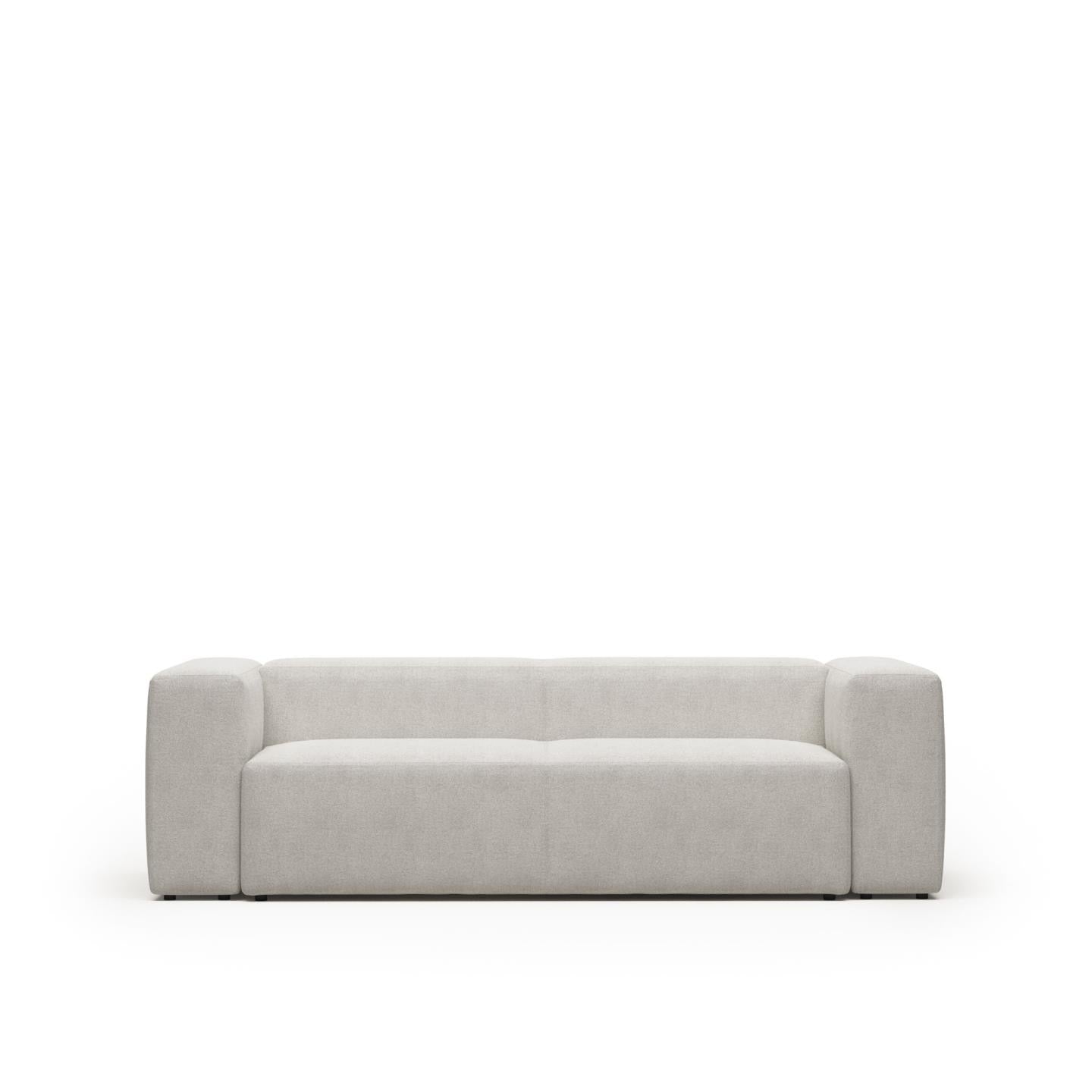 Lund 3 Seater Sofa - White Fleece
