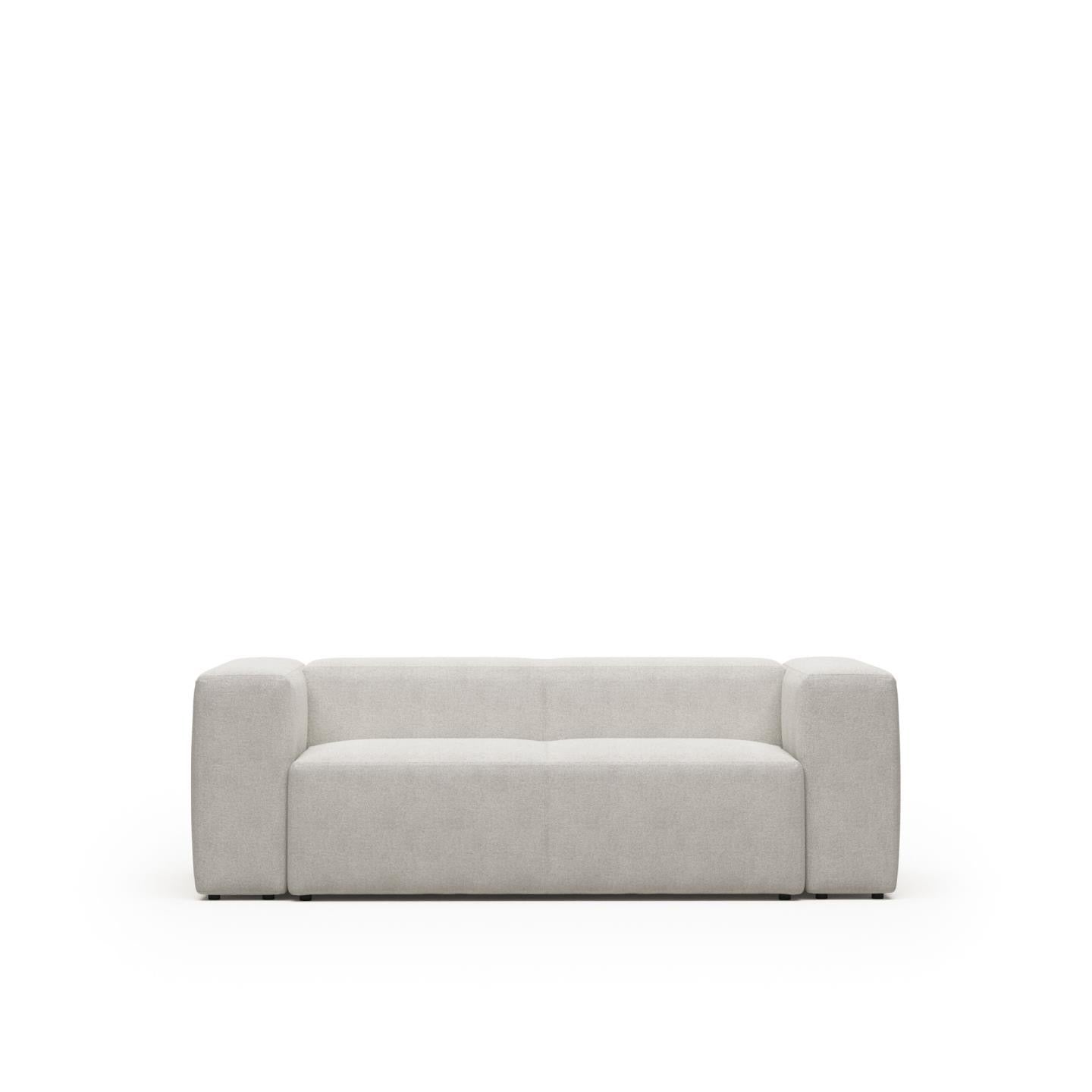 Lund 2 Seater Sofa - White Fleece