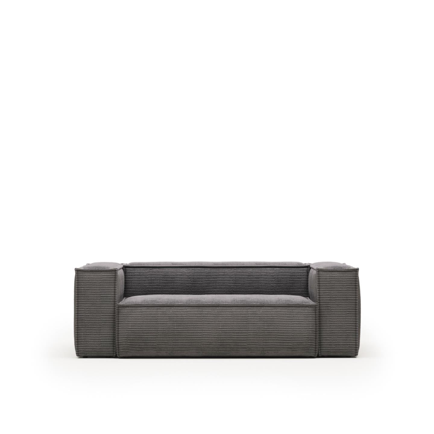 Lund 2 Seater Sofa - Grey Corduroy