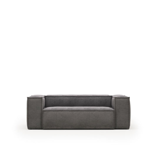 Lund 2 Seater Sofa - Grey Corduroy