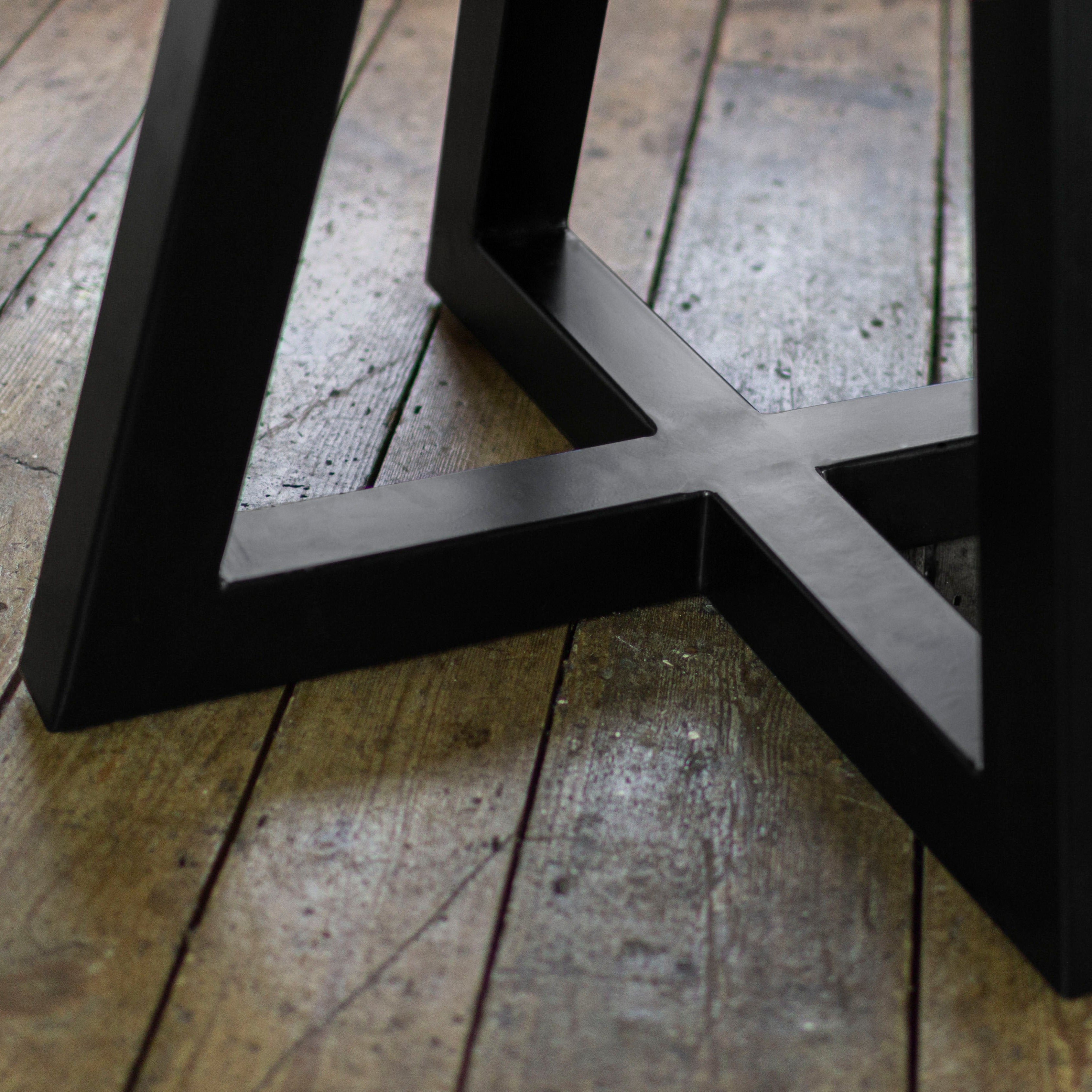 Ida Solid Mango Wood Industrial Dining Table (4 Sizes)