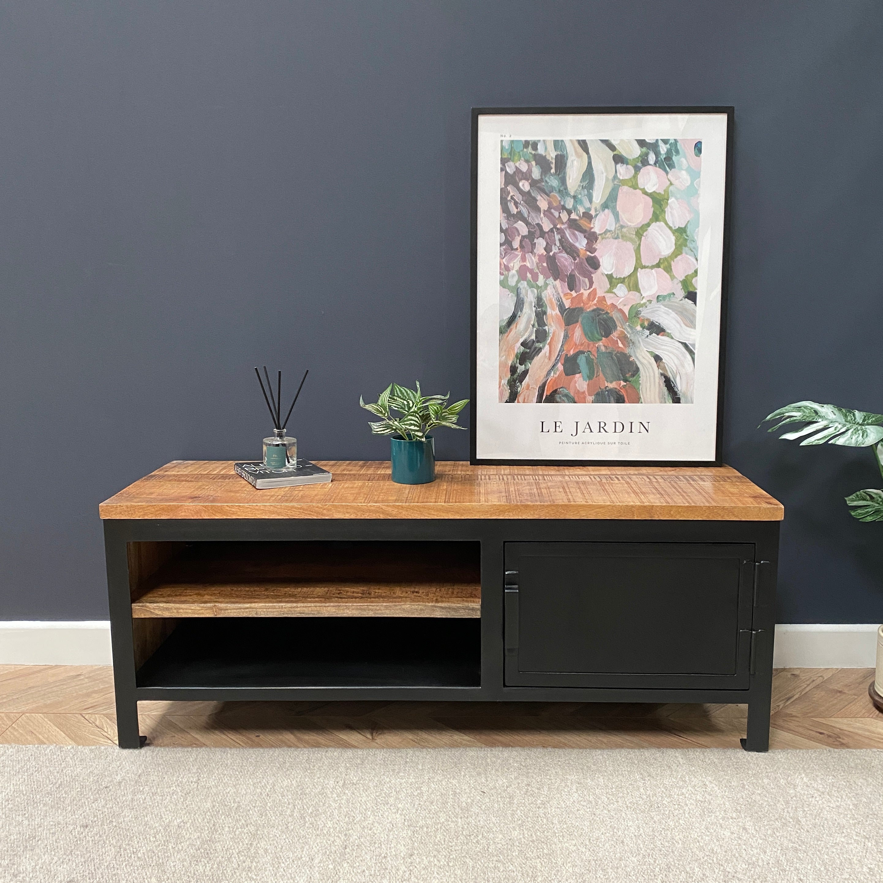 Sara Small Industrial Style TV Unit