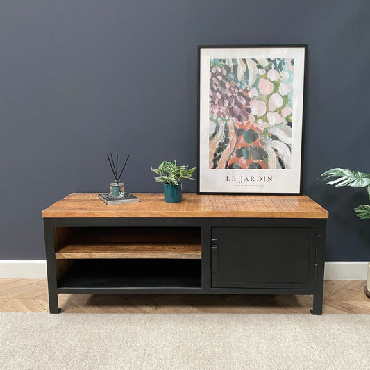 Sara Small Industrial Style TV Unit