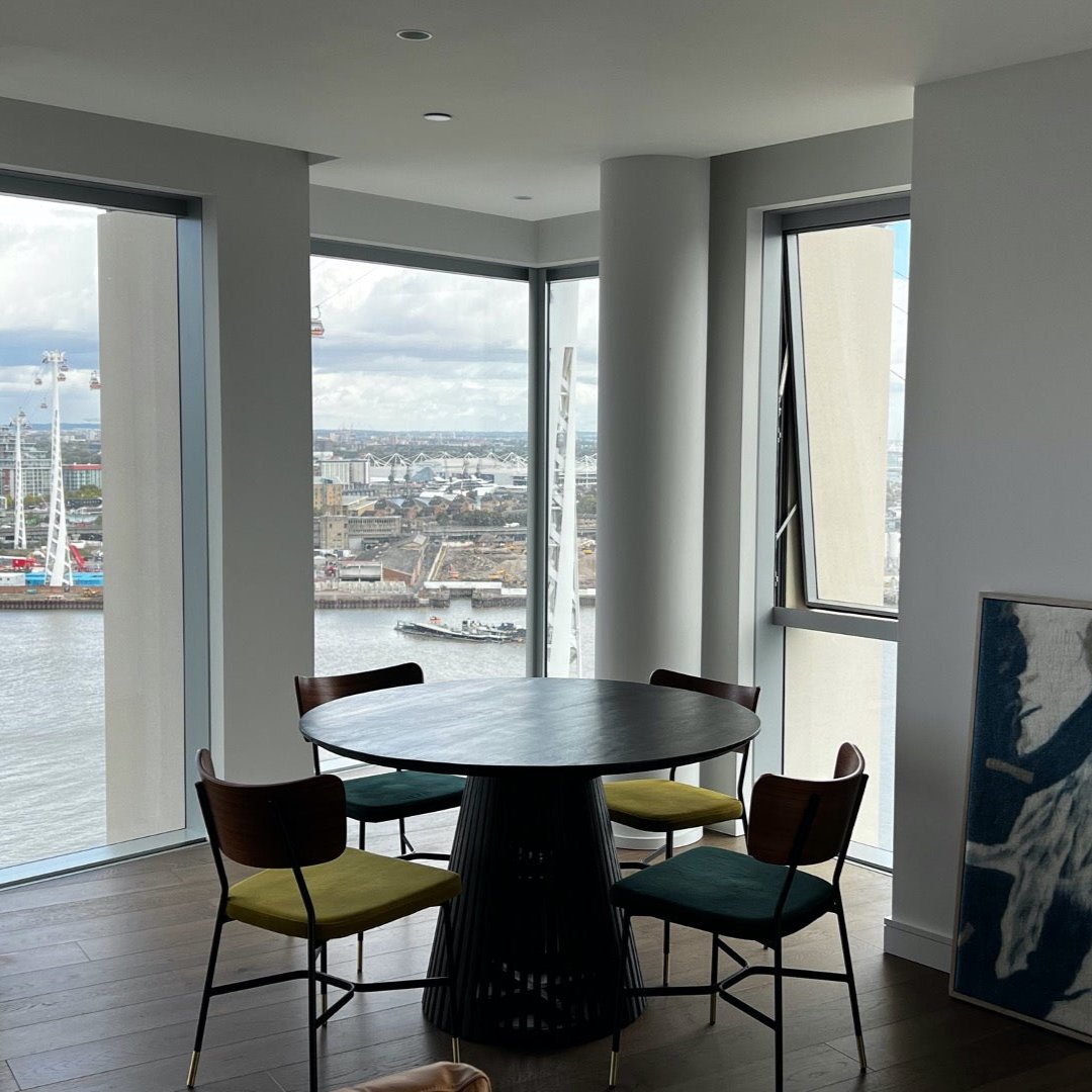 Remi Round Solid Mango Wood Dining Table Black (4 Sizes)